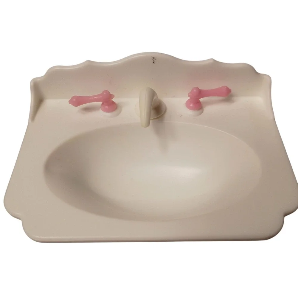 1996‎ Mattel Barbie Kelly Bathroom Sink Dollhouse Furniture Accessory Piece - Picture 7 of 7